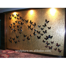 Interior do hotel Decoração / parede relievo / metal relievo